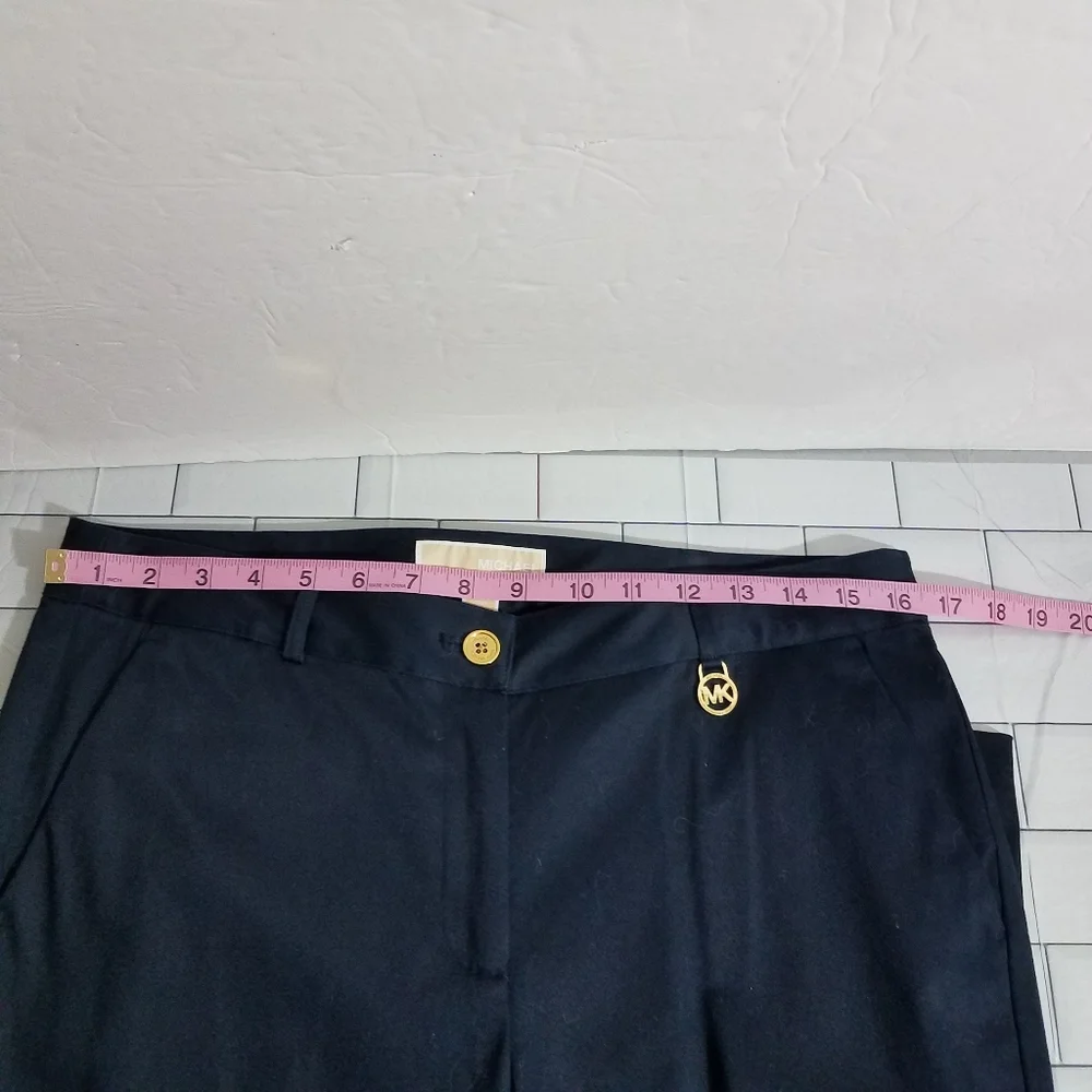 Michael by Michael Kors Navy Pants Size 8 NWT - Picture 8 of 12